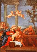 Albani, Francesco The Holy Family (Sacra Famiglia) oil painting reproduction
